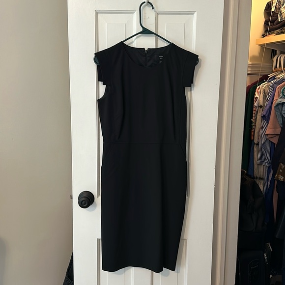 J Crew Black Resume Dress 6P - Picture 1 of 2